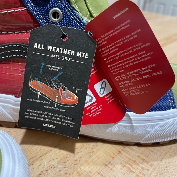 Size 9.5 - Vans Sk8-Hi Mte 2.0 DX Multicolor Insulated Winter Boot Snow - Picture 4 of 7